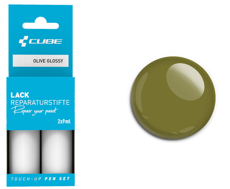 Afbeelding laden in galerijviewer, Cube touch-up pen set olive glossy
