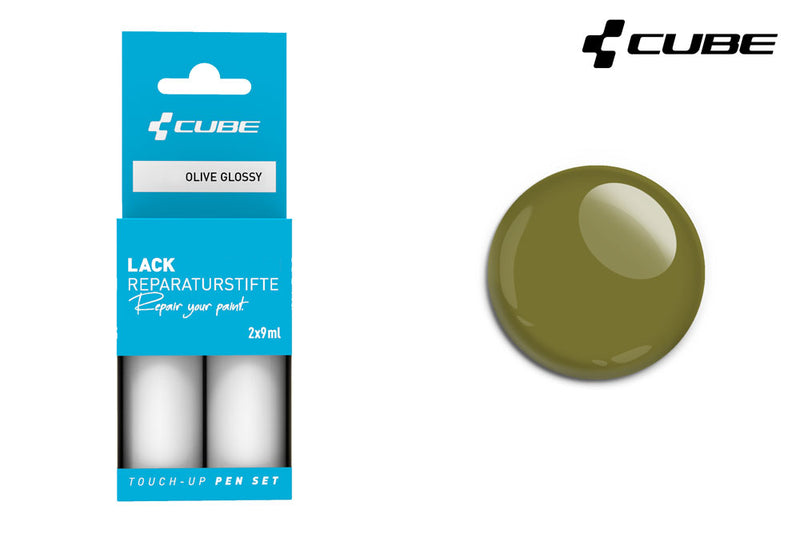 Afbeelding laden in galerijviewer, Cube touch-up pen set olive glossy
