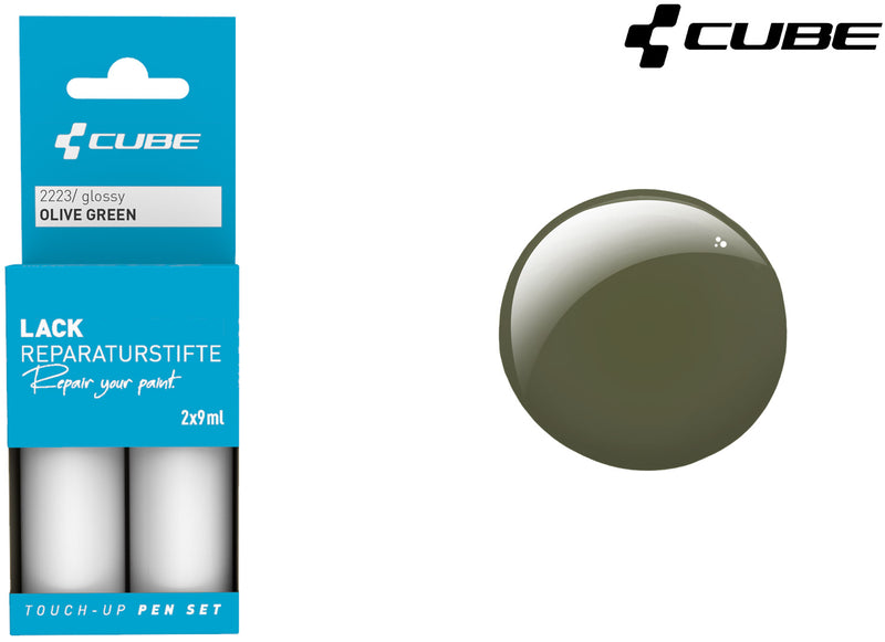 Afbeelding laden in galerijviewer, Cube touch-up pen set olive green
