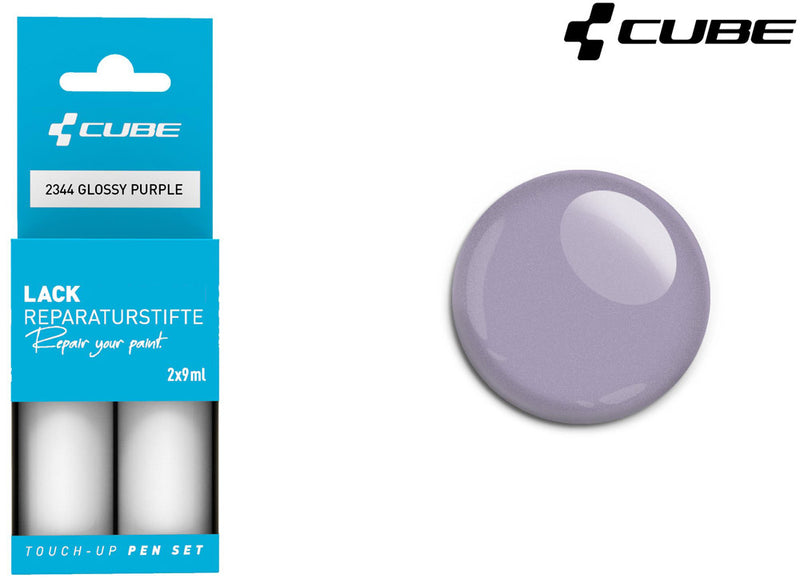Afbeelding laden in galerijviewer, Cube touch-up pen set purple glossy
