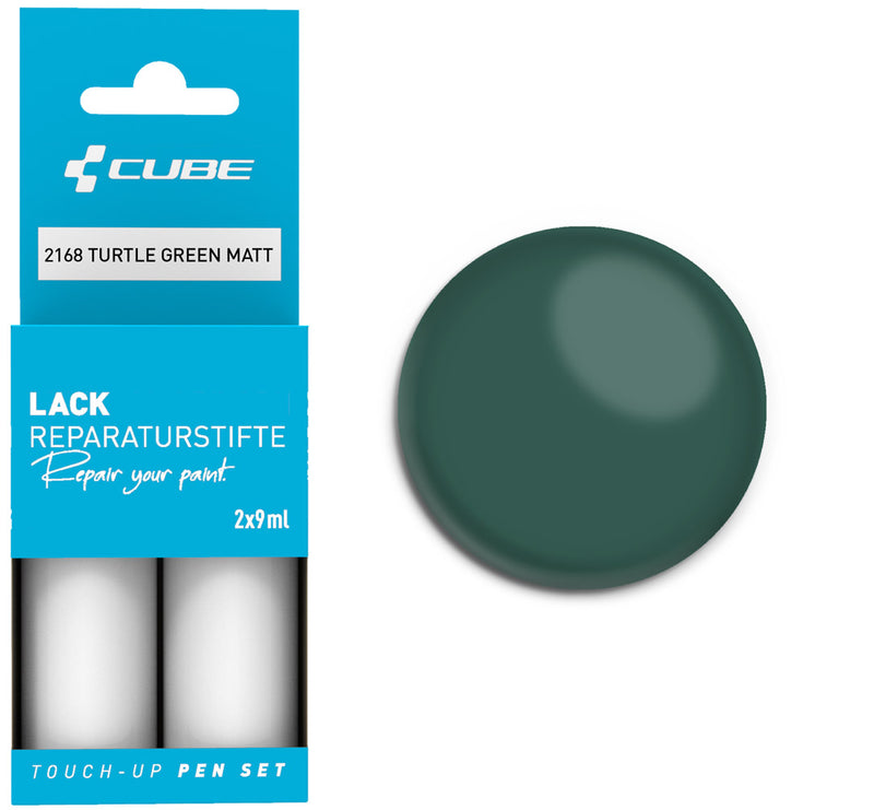 Afbeelding laden in galerijviewer, Cube touch-up pen set turtle green matt

