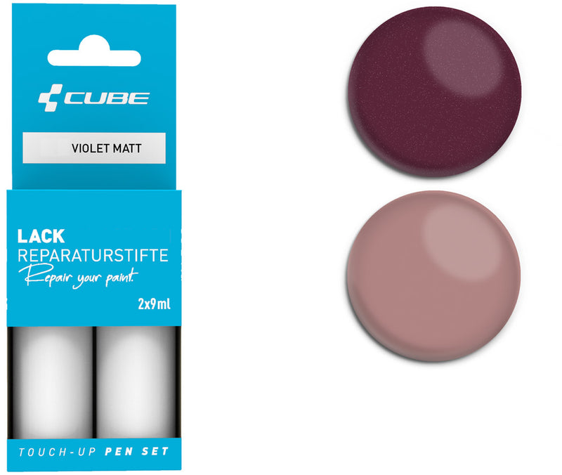 Afbeelding laden in galerijviewer, Cube touch-up pen set violet matt
