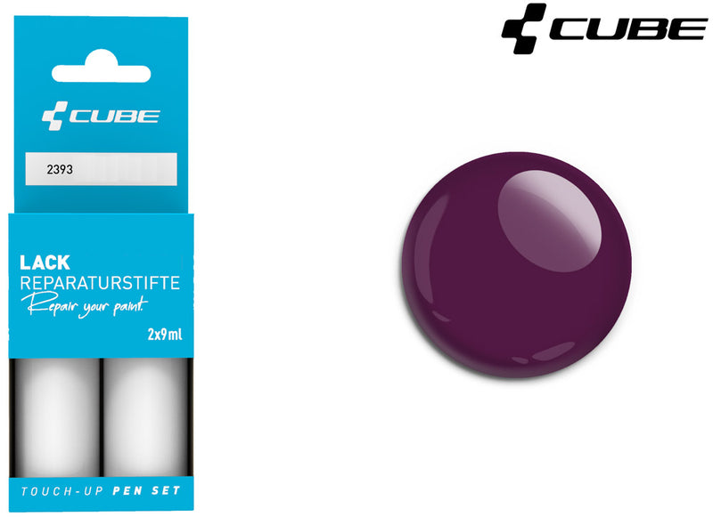 Afbeelding laden in galerijviewer, Cube touch-up pen set wine glossy
