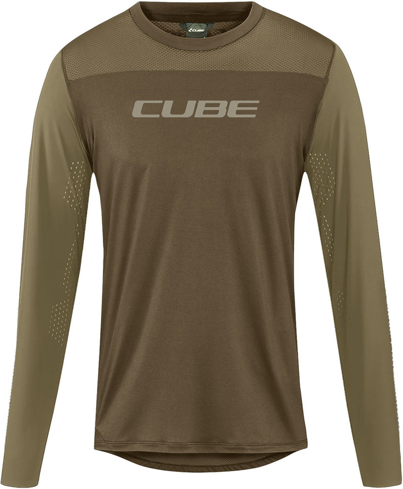 Afbeelding laden in galerijviewer, Cube round neck pro tm - mtb long sleeve jersey
