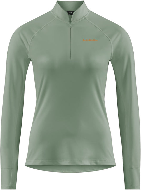 Cube half zip - women's long sleeve jersey