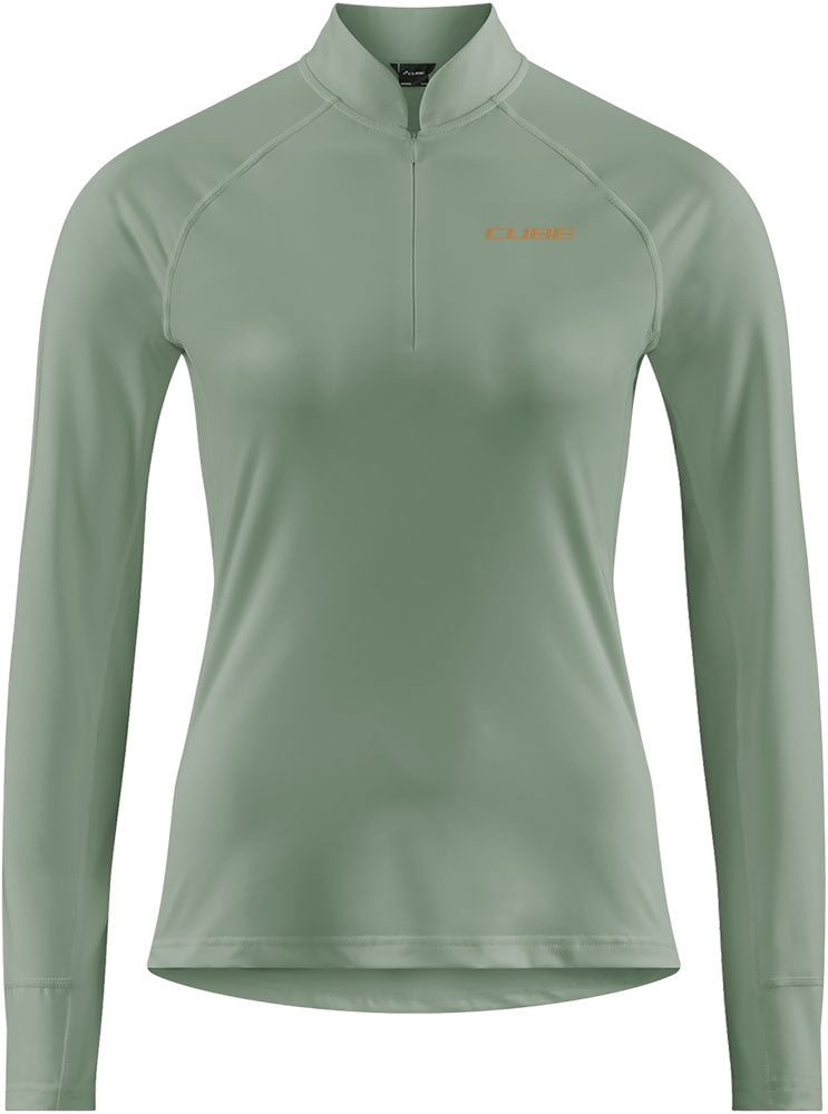 Afbeelding laden in galerijviewer, Cube half zip - women's long sleeve jersey
