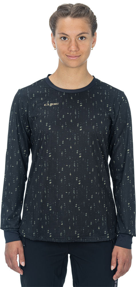 Afbeelding laden in galerijviewer, Cube atx - women's long sleeve jersey

