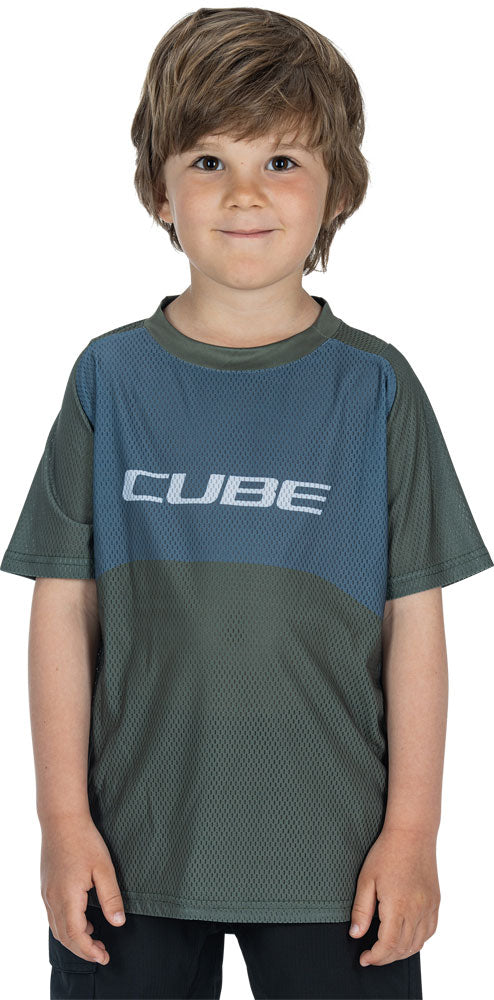 Afbeelding laden in galerijviewer, Cube vertex rookie tm - kid's mtb jersey

