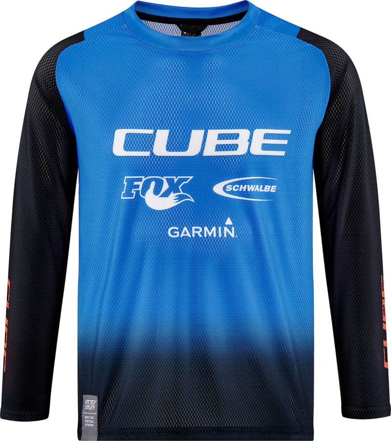 Afbeelding laden in galerijviewer, Cube vetrtex rookie x actionteam - kid's long sleeve jersey
