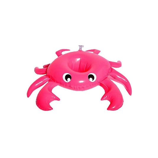 Dreamscape | roze opblaasbare bekerhouder krab