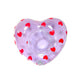 Sweet hearts | lila opblaasbare bekerhouder hart