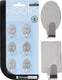 Storage solutions plakhaakjes rvs 6 stuks op kaart
