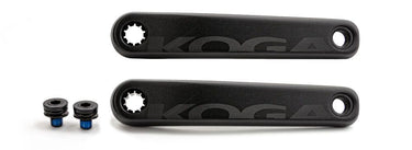 Koga crankset samox bni w logo blk w bolts
