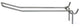 Tegometall stelling haak perfo 20cm