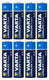 Varta batt va longlife power lr6 aa penlite krt a 8