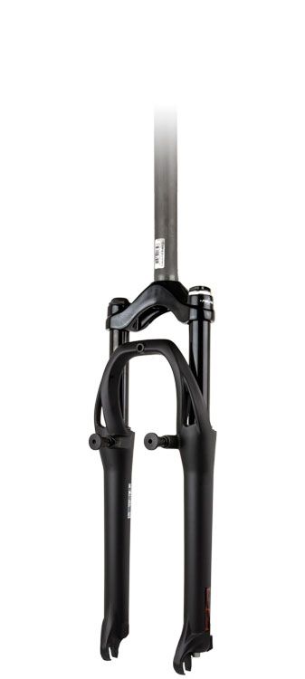 Afbeelding laden in galerijviewer, voorvork verend 26 inch ATB MTB 1 1 8 inch zwart
