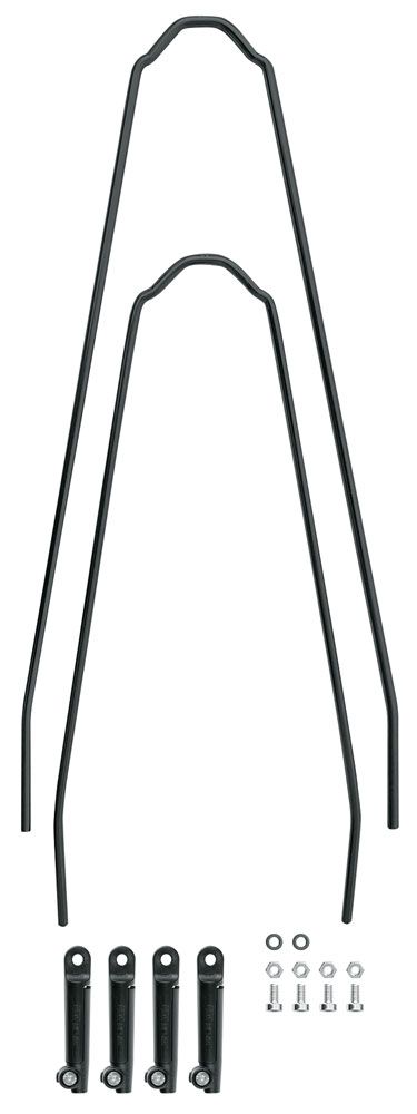 Sks edge spatbordstangen set 56mm zwart
