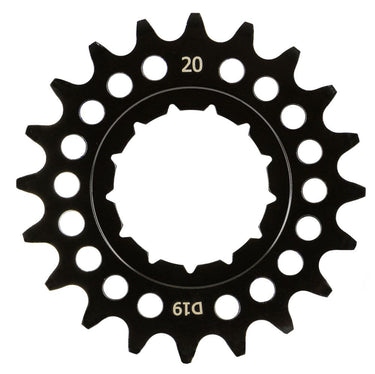 Kmc tandwiel rohloff wide 20t achter zwart