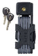 Abus folding lock bordo lite mini 6055k 60 bk sh