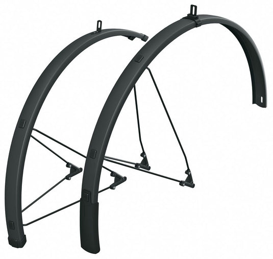 Sks spatbordset bluemels style 28 46mm zwart