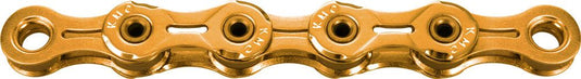 Kmc kette x11sl chain x11sl 118 links ti-n gold waxed