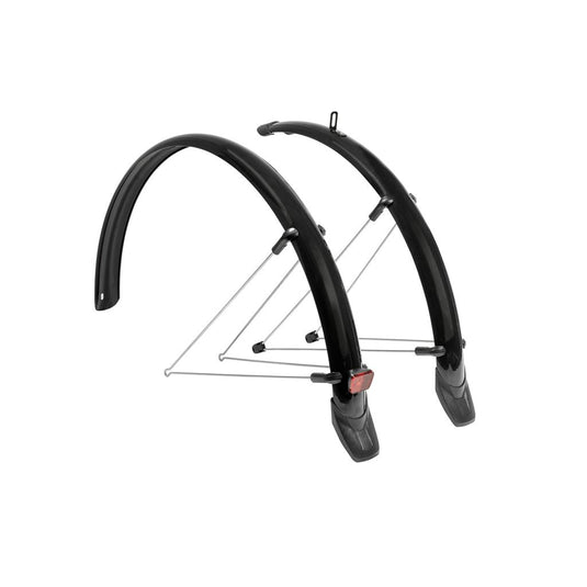 Xlc mg-f03 spatbord stadfiets set - 26 inch 58 mm - pvc - geschikt voor stad tour fiets