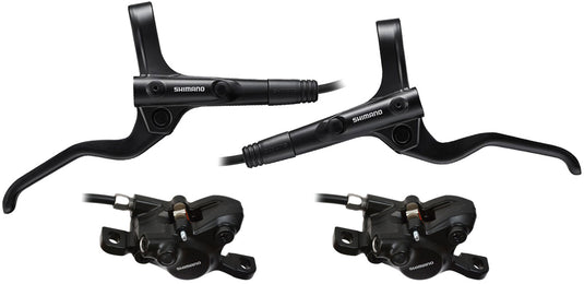 Shimano mt200 hydraulische schijfremset voor + achter 1000 1700 mm zwart