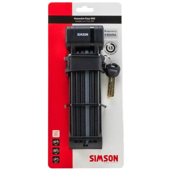 Afbeelding laden in galerijviewer, Simson vouwslot easy 96cm | art2 | security level 13
