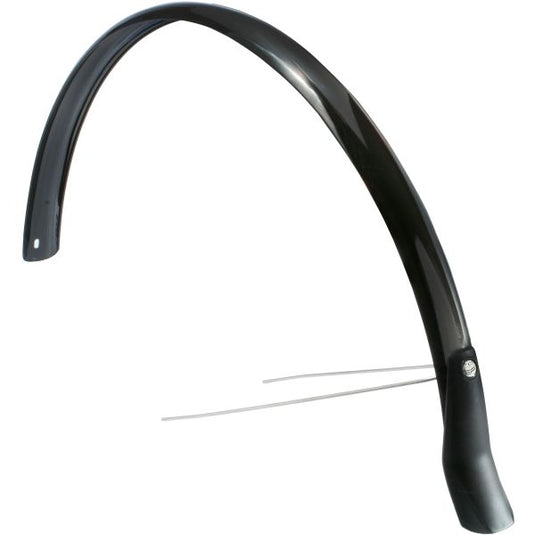 Eurofender snello achterspatbord 46mm - 28 inch zwart