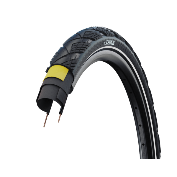 Afbeelding laden in galerijviewer, Schwalbe vouwband marathon efficiency pro 55-584 +r zwart

