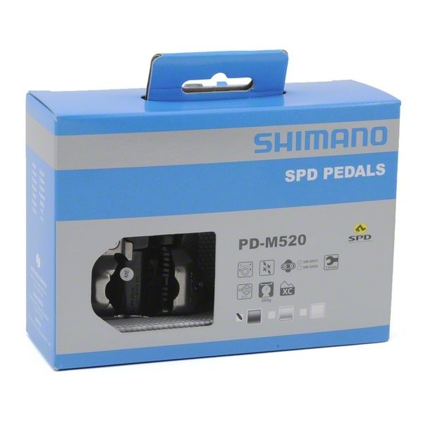 Afbeelding laden in galerijviewer, Shimano Deore PD-M520 SPD MTB black

