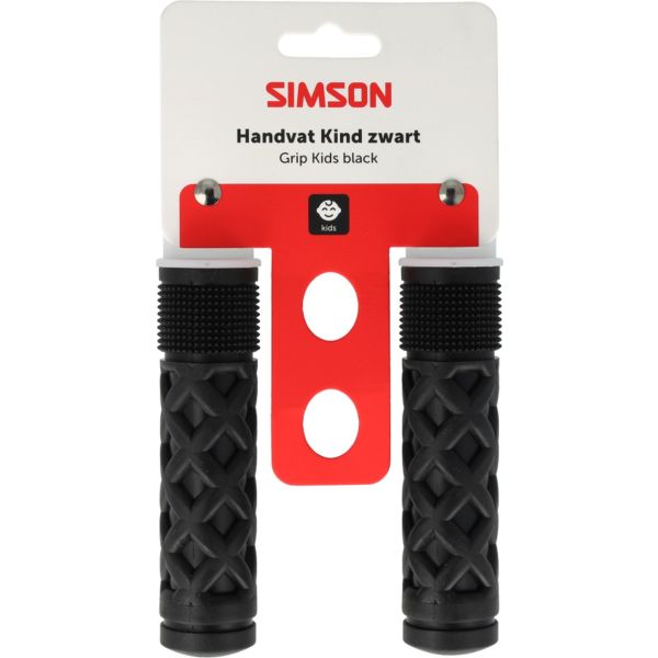 Afbeelding laden in galerijviewer, Simson handvatset kinder zwart zwart

