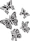 Delta • stencil mania x1 butterflies