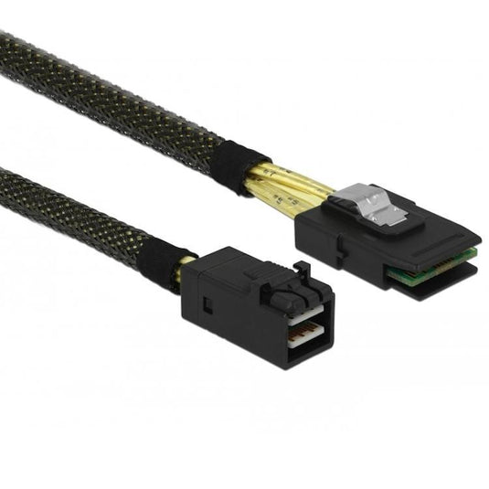 Delock mini sas hd sff-8643 > mini sas sff-8087, 0,5m kabel (zwart, 83388)