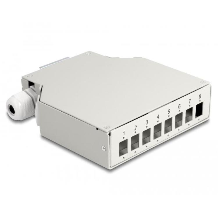 Afbeelding laden in galerijviewer, Imp delock lwl verdelerbox, 8x sc slex lc duplex.

