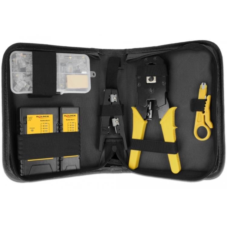 Afbeelding laden in galerijviewer, Delock network toolkit voor rj45 11 set
