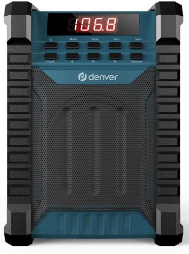 Afbeelding laden in galerijviewer, Enzo denver bouwradio met fm en bluetooth oplaadbaar - 8140350
