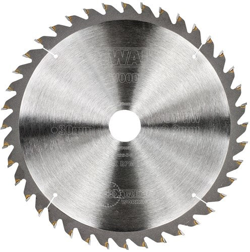 Dewalt accessoires cirkelzaagblad 235x30x40t, wisseltand, positief 10°, kerf 3,0mm - dt4067-qz