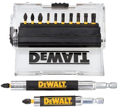 Dewalt accessoires dt70574t-qz | schroefbitset met schroefgeleider | impact torsion | 14-delig - dt70574t-qz