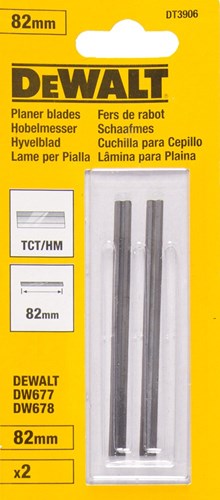 Dewalt accessoires dewalt dt3906 schaafmessen keermessen - 82mm - recht