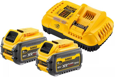 Dewalt dcb118t2-qw | xr flexvolt starterset 54v 18v (2x 6.0ah accu dcb546 + dcb118 snellader) - dcb118t2-qw