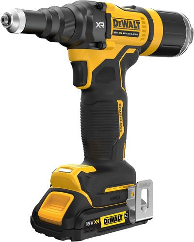 Afbeelding laden in galerijviewer, Dewalt dcf403d2gt-qw accu klinknagelpistool | 4,8 mm | xr 18v | 2x 2,0ah accu's + lader | in koffer - dcf403d2gt-qw
