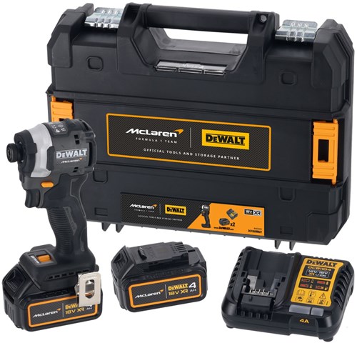 Afbeelding laden in galerijviewer, Dewalt dcf85mm2t-qw - mclaren limited edition accu slagschroevendraaier | 18v 4.0ah | xr | set - dcf85mm2t-qw
