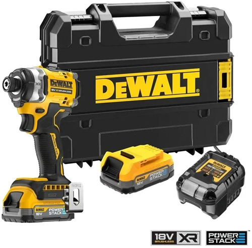 Afbeelding laden in galerijviewer, Dewalt dcf860e2t 18v xr brushless accu slagschroevendraaier | 1.7ah powerstack in tstak koffer - dcf860e2t-qw
