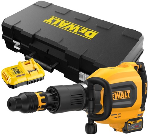 Afbeelding laden in galerijviewer, Dewalt dch911x3-qw accu breekhamer | xr 54v | flexvolt | sds - max | 27j | 3x 9,0ah accu's + lader | in tstak - dch911x3-qw
