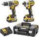Dewalt dck266p2t accu set | dcd796 + dcf887 in t-stak koffer | 18v 5.0ah li-ion - dck266p2t-qw
