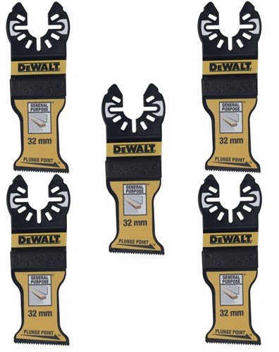 Afbeelding laden in galerijviewer, Dewalt accessoires dewalt dt20776 - multitool zaagblad met schuine zaagsnede | 5stuks- dt20776-qz
