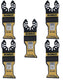 Dewalt accessoires dewalt dt20776 - multitool zaagblad met schuine zaagsnede | 5stuks- dt20776-qz