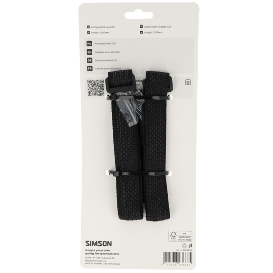 Simson vouwslot fold 120cm | security level 10
