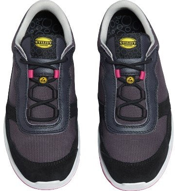 Diadora werkschoen athena text laag 179903 s1p d0458 | nine iron raspberry (d0458) | maat 38 - 8053607443321